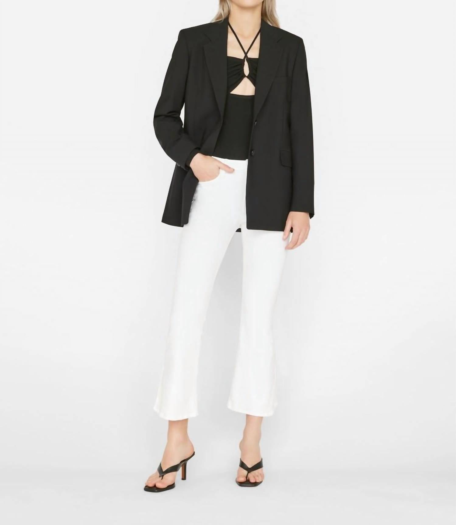 Frame - Le Crop Flare Mini Slits Jeans