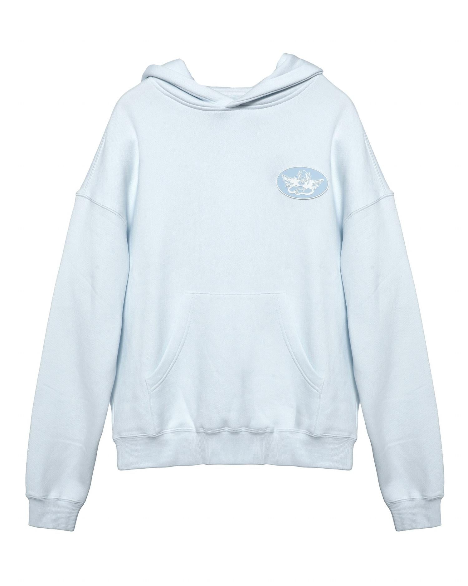 BOYS LIE Georgia Rules Racer Hoodie in blue - women's top - alternate view