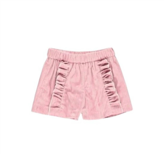 Vignette - Girl's Ruffle Soft Cord Short