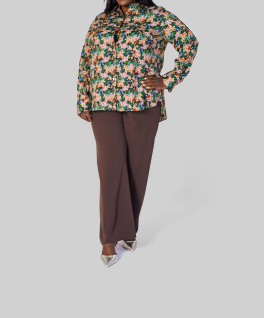 Vince - Wild Primrose Slim Fitted Blouse - Plus