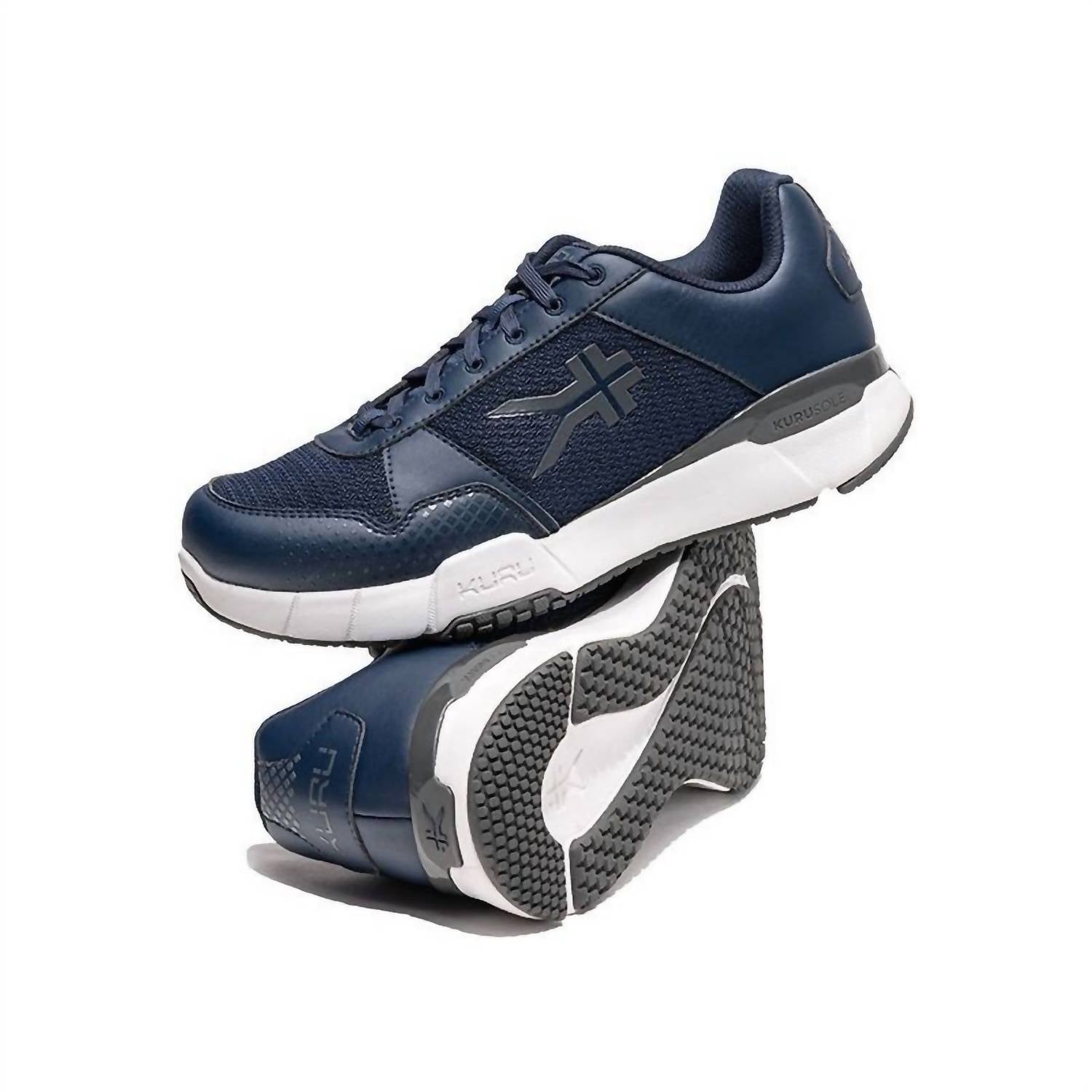 KURU Men's Quantum 2.0 Athletic Running Tennis Sneaker in indigo blue slate gray - men's sneaker - view 6