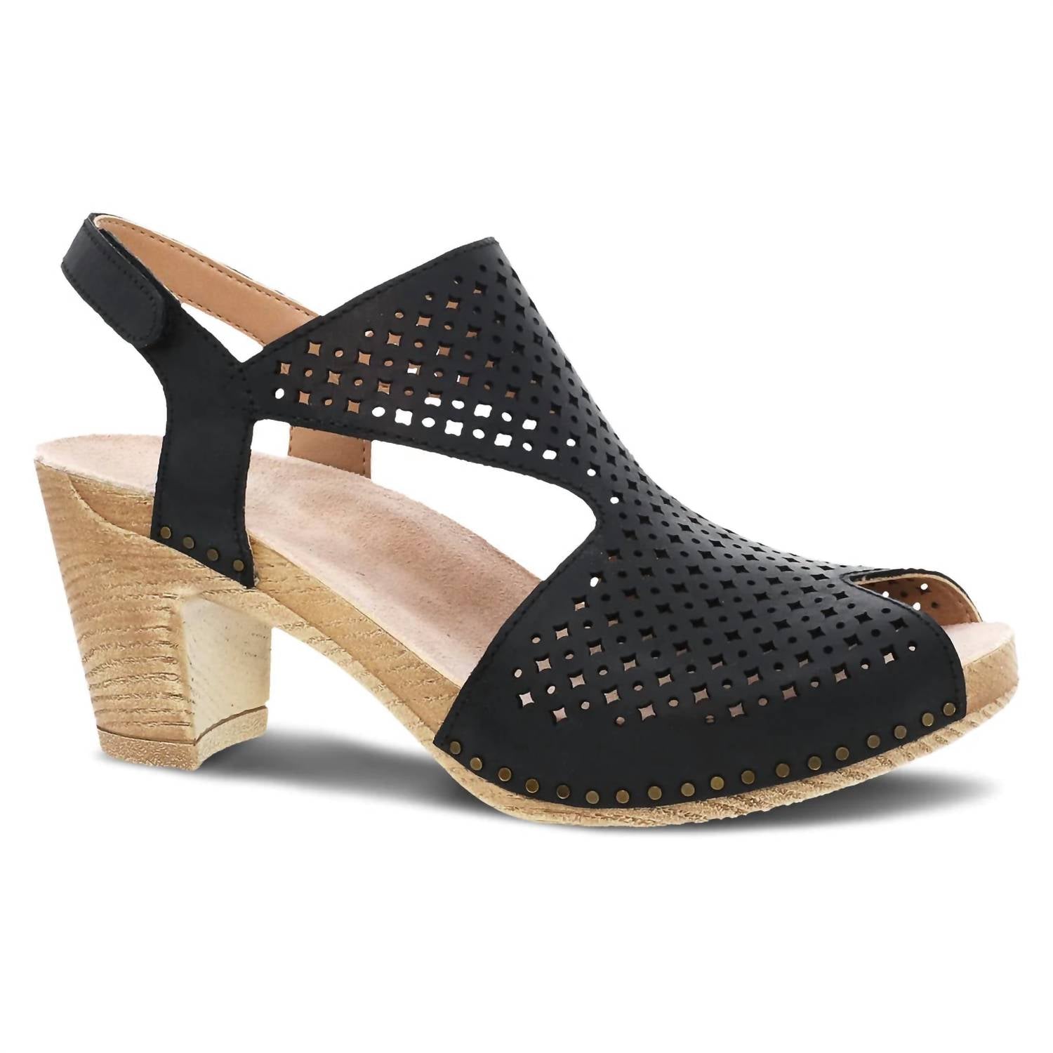 Dansko - Women's Teagan Peep-toe Heel Sandal