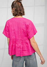 Easel - Barbie Chic Top