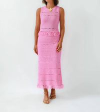 Able - Flirting In Fringe Knit Set