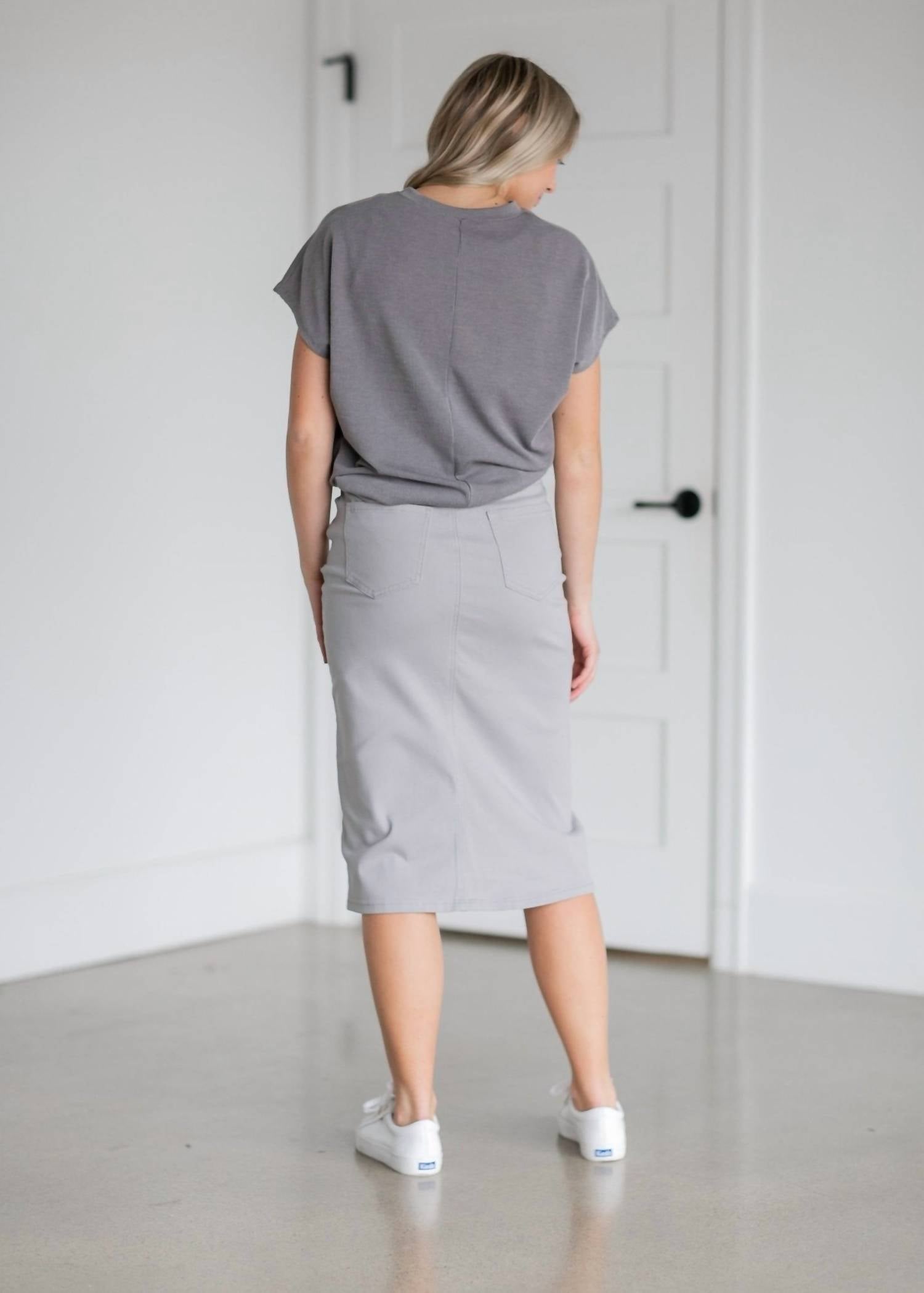 Inherit Clothing Company - Remi Denim Midi Skirt