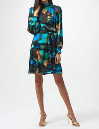 Joseph Ribkoff - Abstract Print Straight Dress
