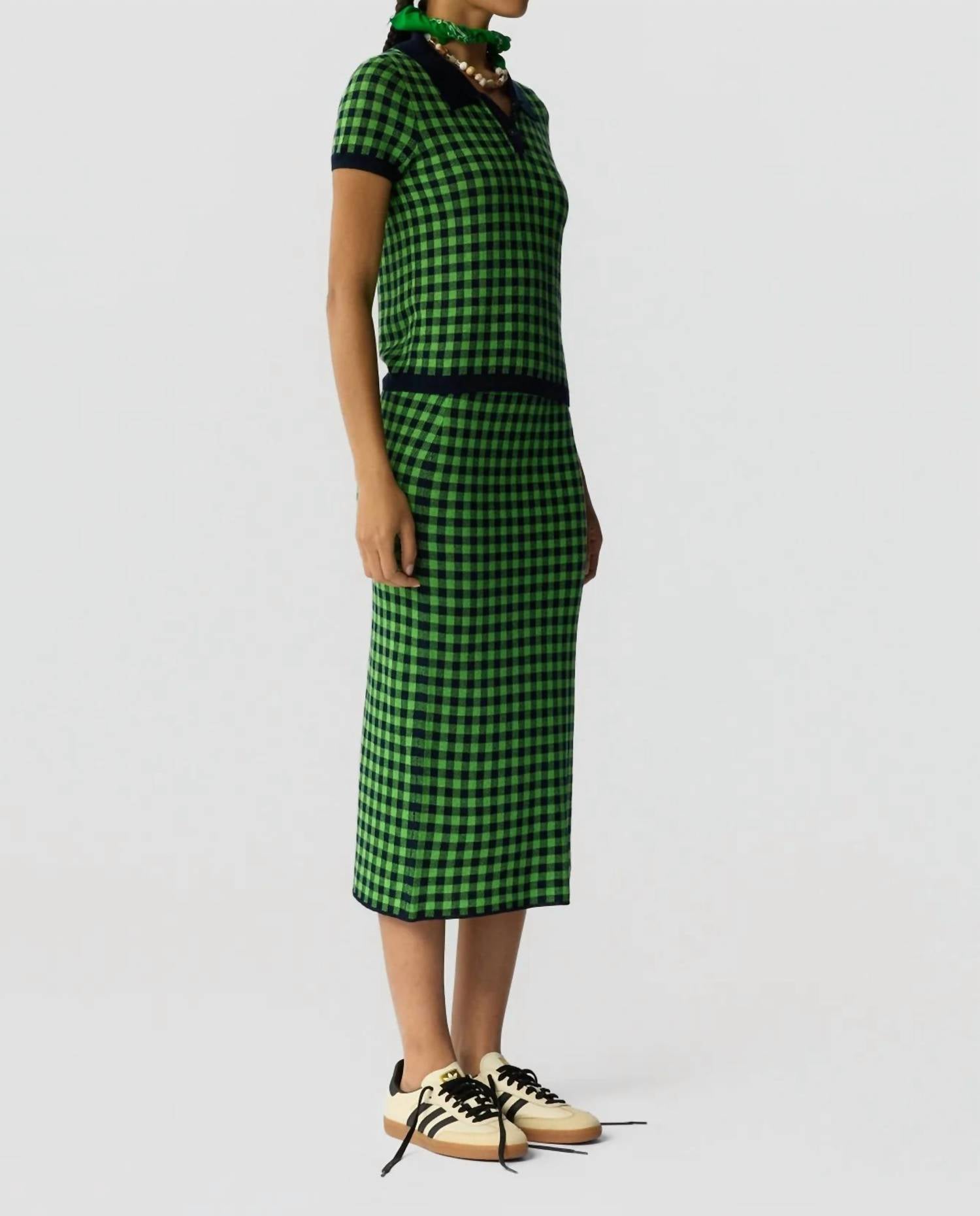 Guest In Residence - Gingham Long Skirt