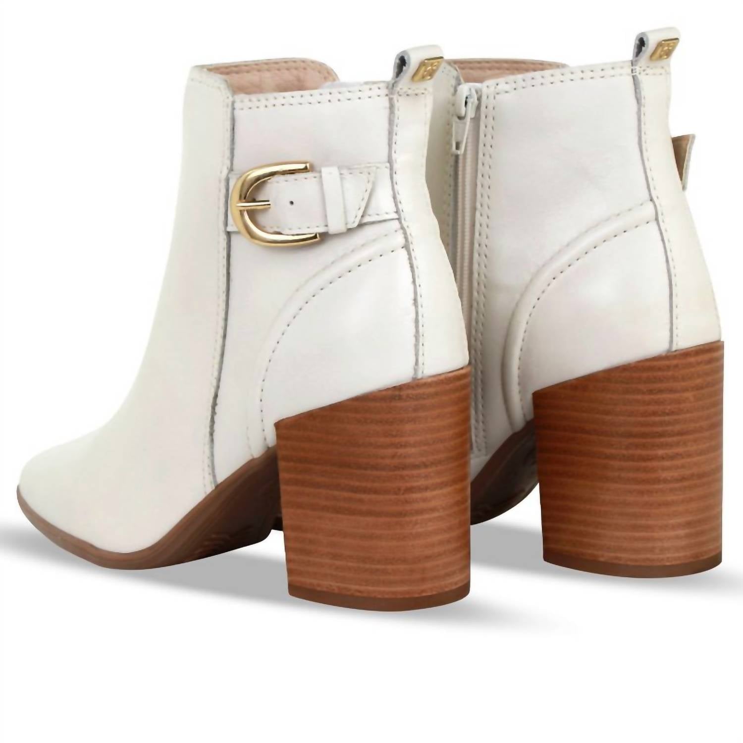 Bottero Women's Napoli Ankle Boots in off white - women's shoe - alternate view