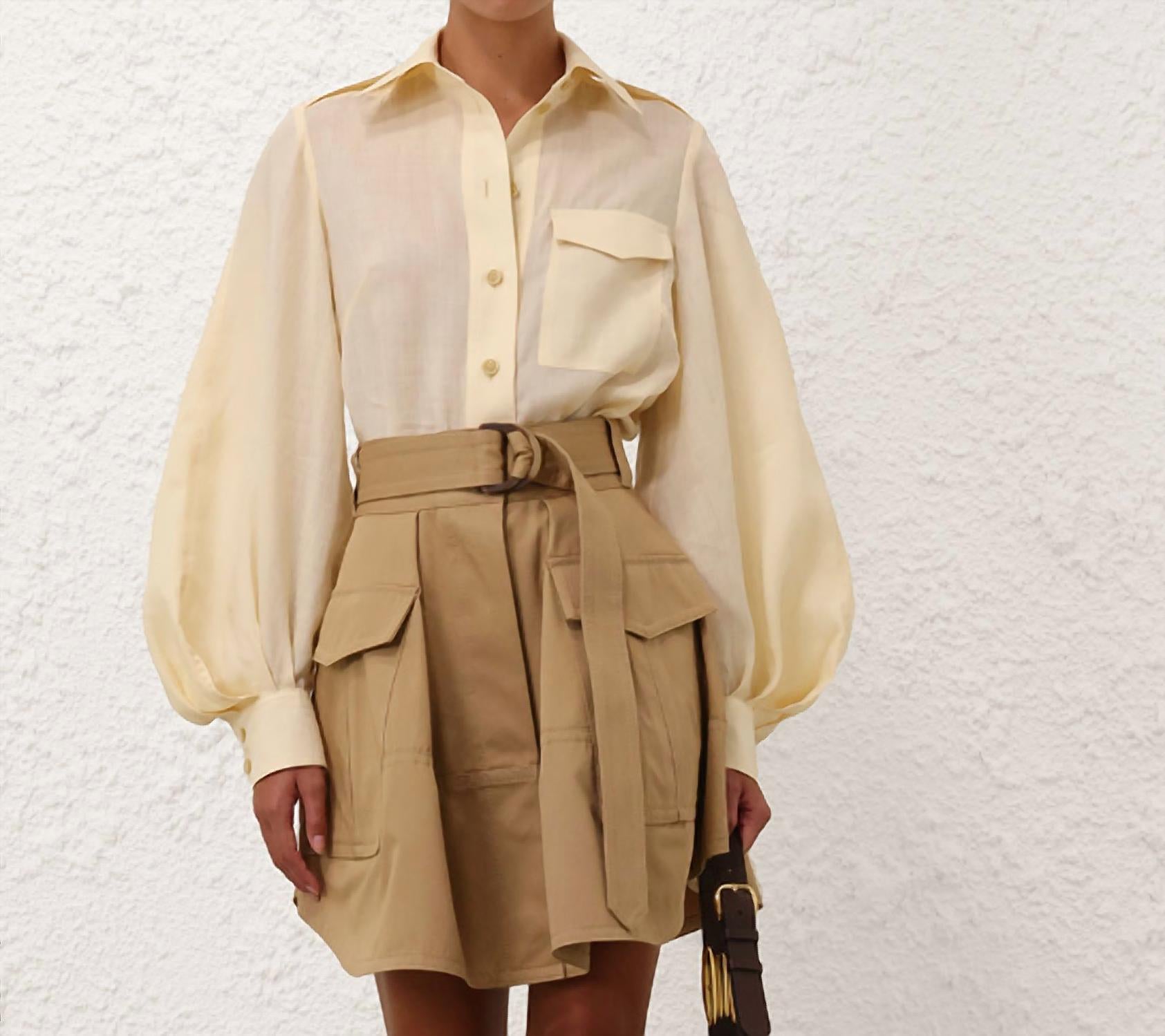 Zimmermann - Utility Long Sleeve Shirt