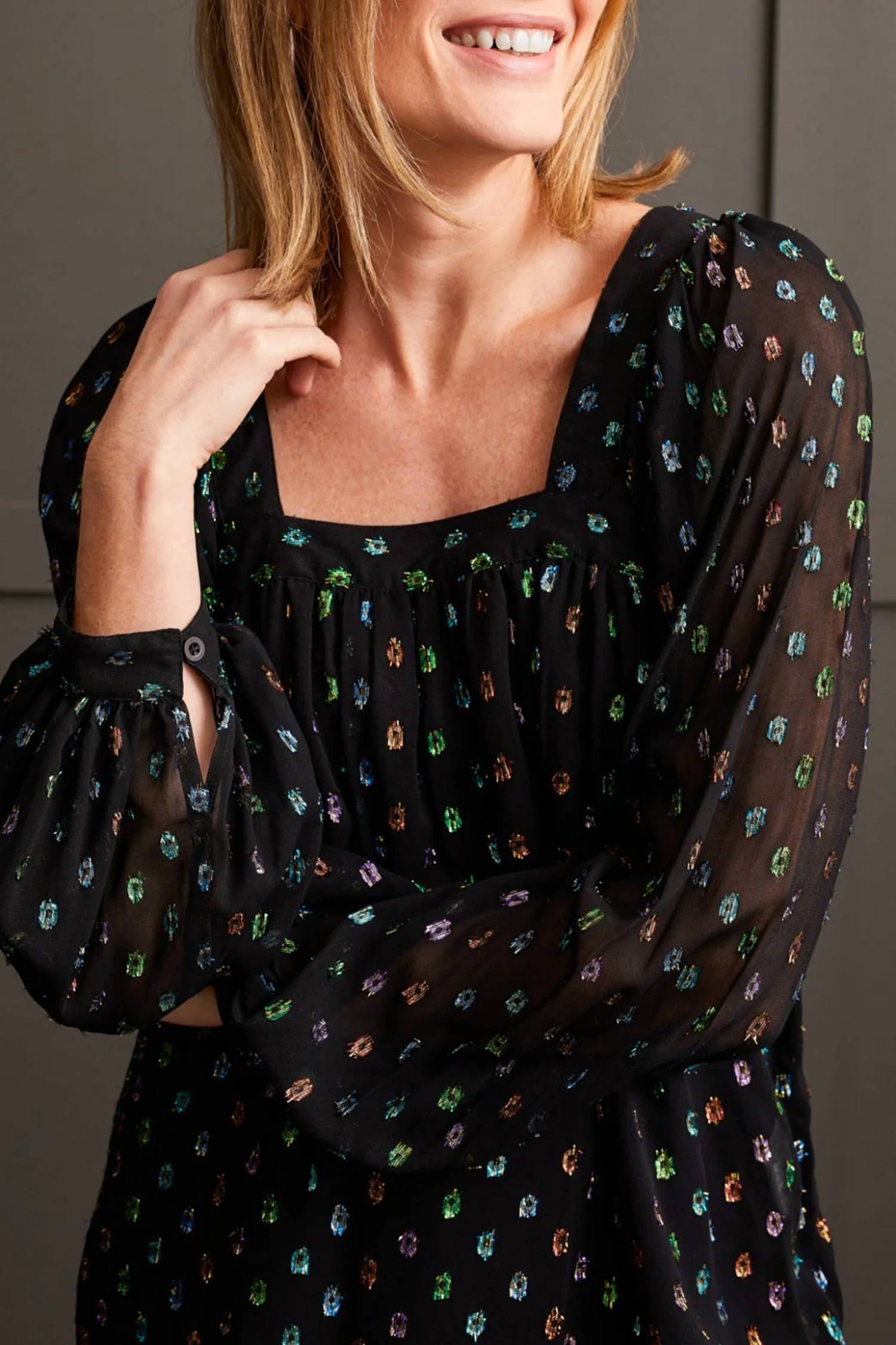 Tribal - Square Neck Festive Top