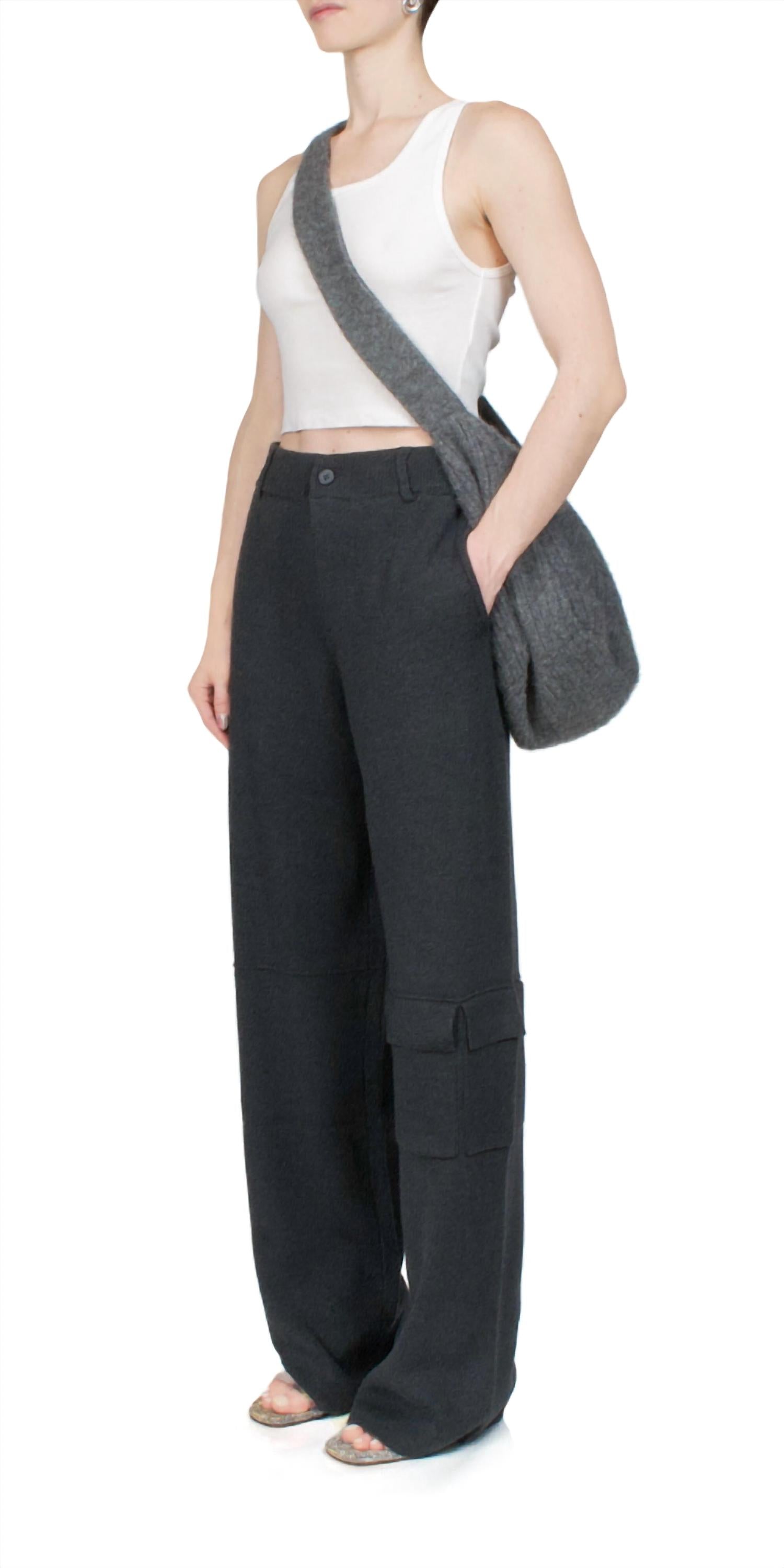 Aya Muse - Knit Cargo Pants