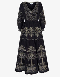 Pink City Prints - Laura Midi Dress