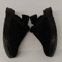 Givenchy Men's Marshmallow Hoya Shearling-lined Suede Mules in black - men's loafer - view 4