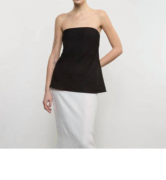 Enza Costa - Linen Strapless Tunic Top