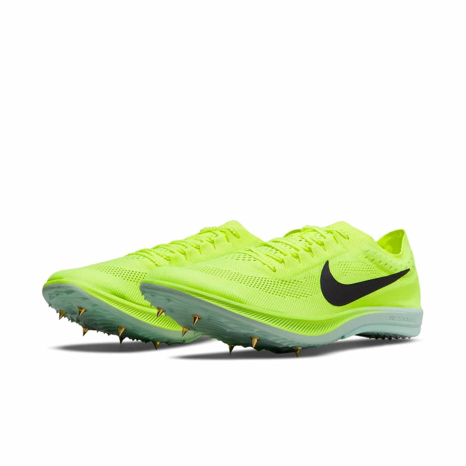 NIKE Men's Zoomx Dragonfly Athletics Distance Spike Shoes in volt cave purple mint foam - men's shoe