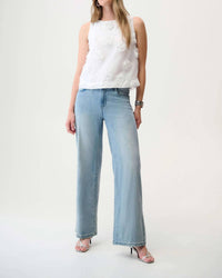 Joseph Ribkoff - Novelty Top with 3D Floral Embroidery