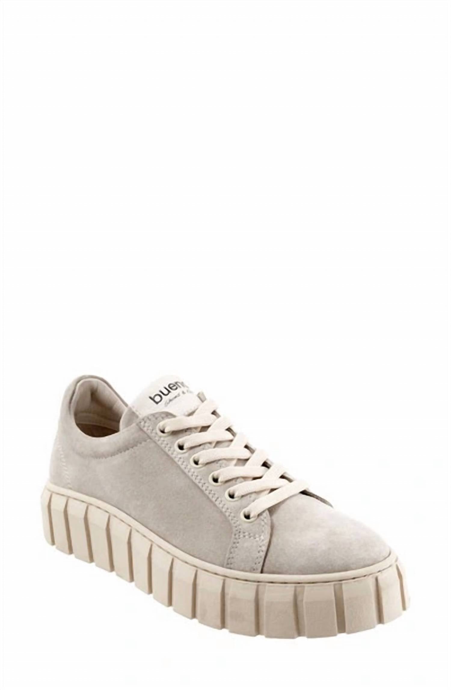 bueno Women's Talia Platform Sneakers in fawn suede - women's sneaker