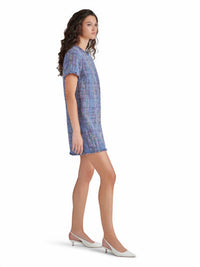 STEVE MADDEN Ria Dress in blue multi 2 - women's dress - alternate view