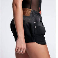 One Teaspoon - Smiths Low Waist Denim Shorts