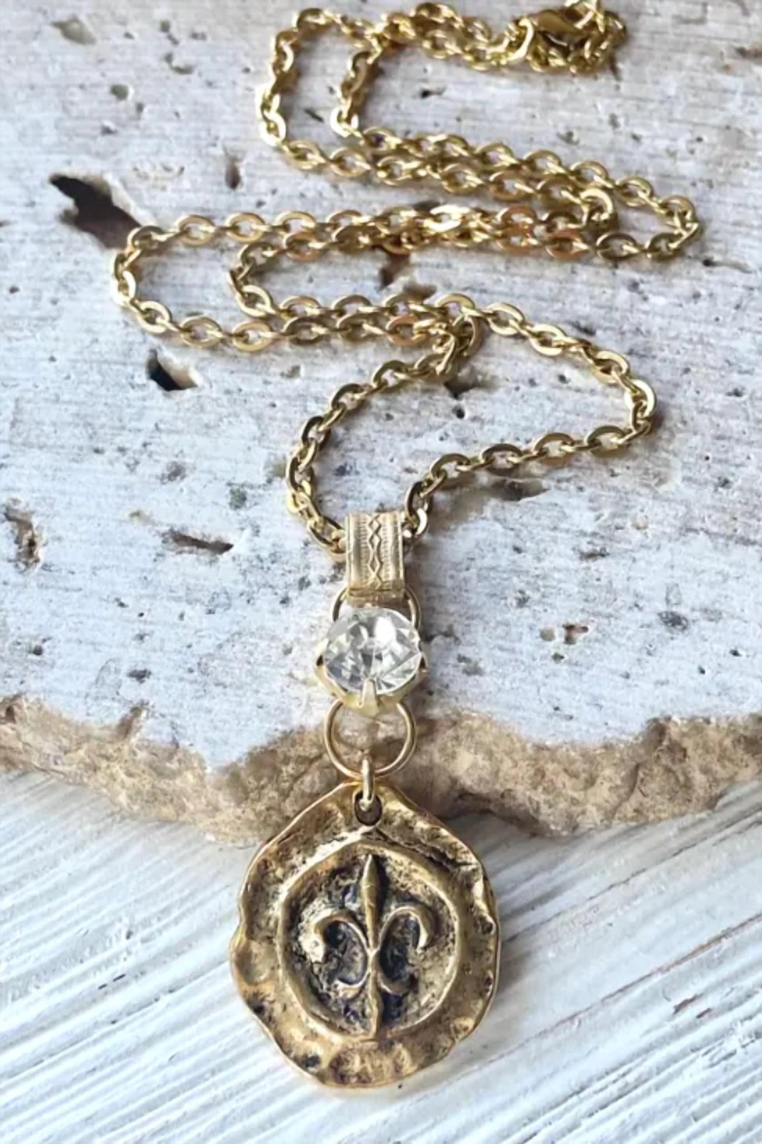 Vb & Co. - Women's Fleur De Lys Necklace