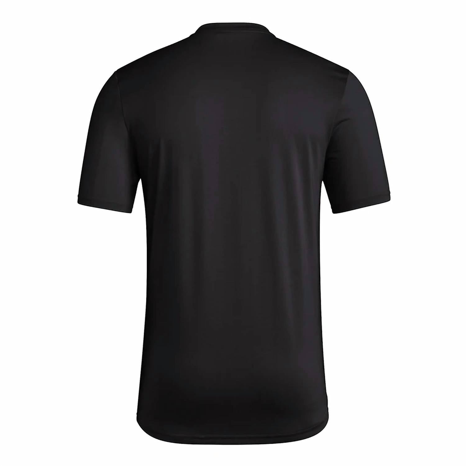 adidas Women's Texas Tech Red Raiders Designed To Train Tee in black - women's t-shirt - detail view