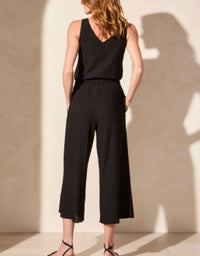 Tribal - Pull On Flowy Wide Crop Pants