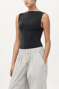 St. Agni - Cupro Jersey Top