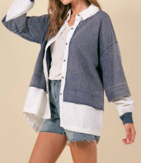 Doe And Rae - French Terry Cardigan