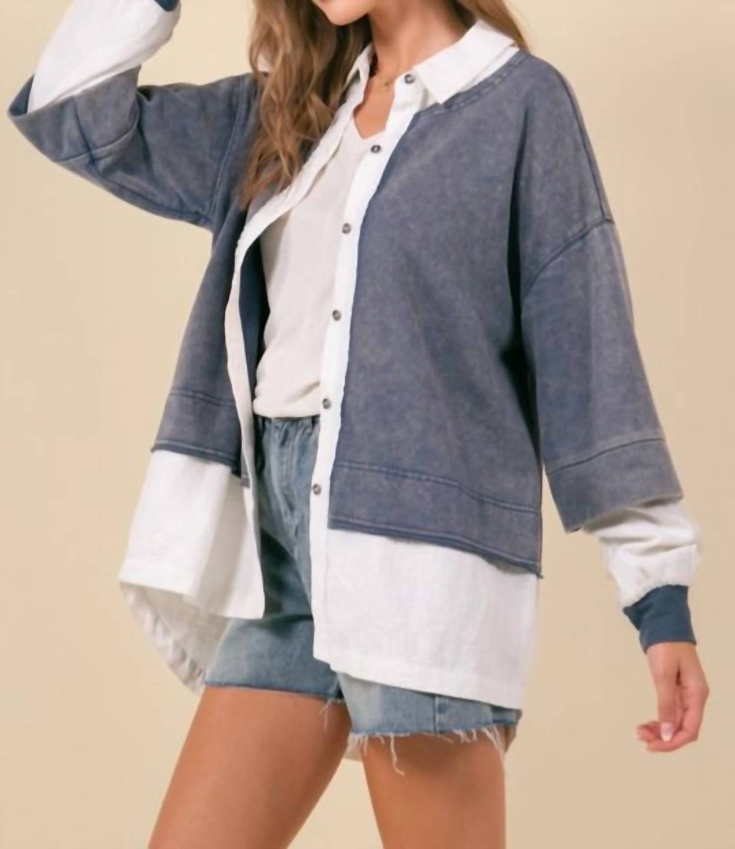 Doe And Rae - French Terry Cardigan