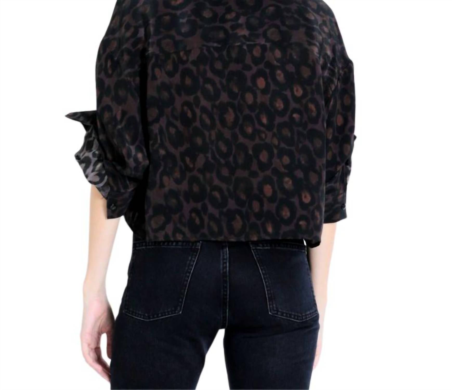 Karina Grimaldi - Animal Malaga Print Shirt
