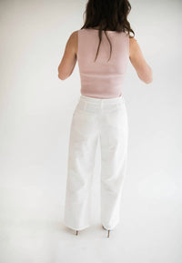 Falcon Park - Annalise Rib Knit Sweater Tank