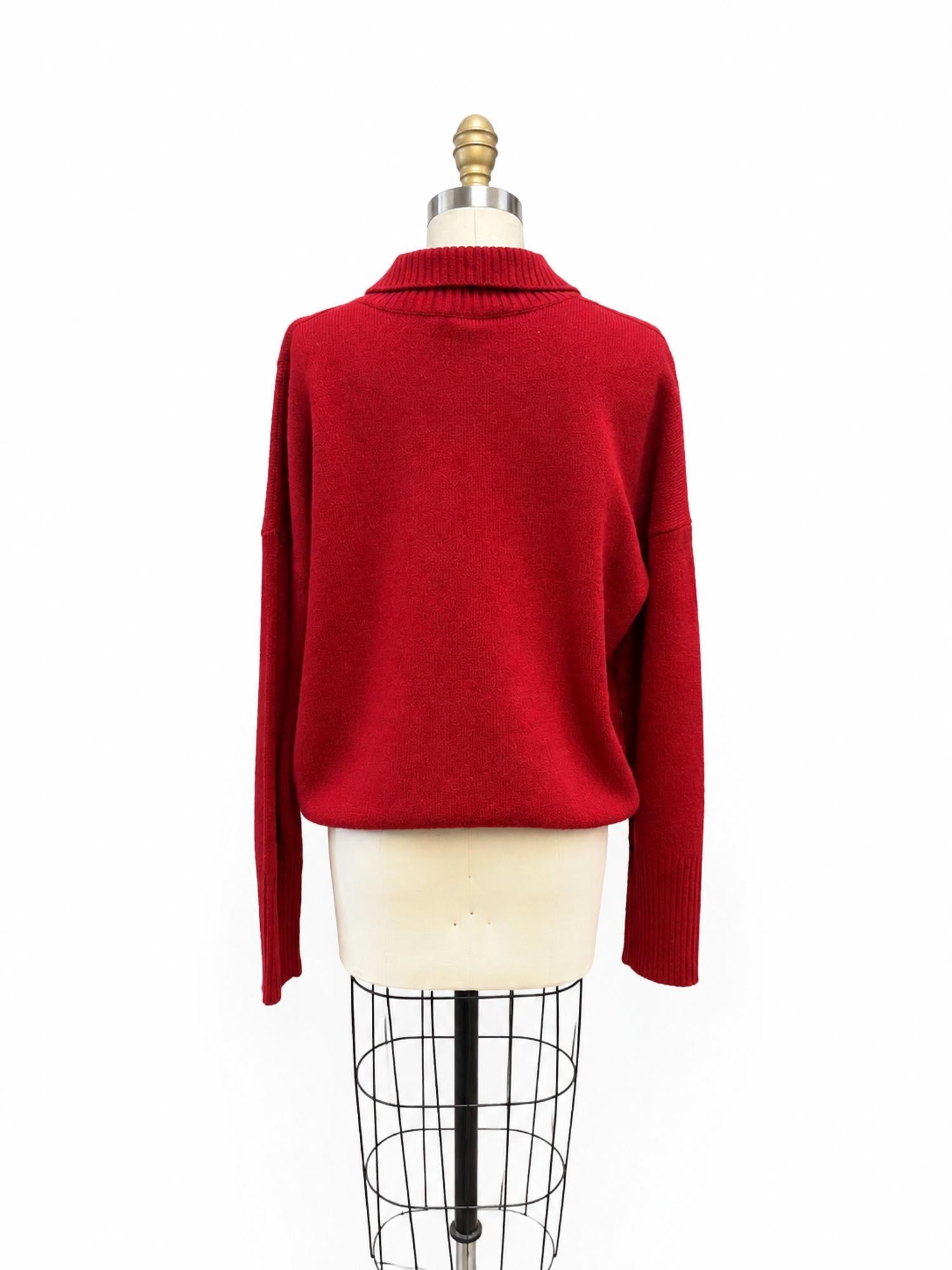 Pier Antonio Gaspari - High Neck Cut Sweater Top