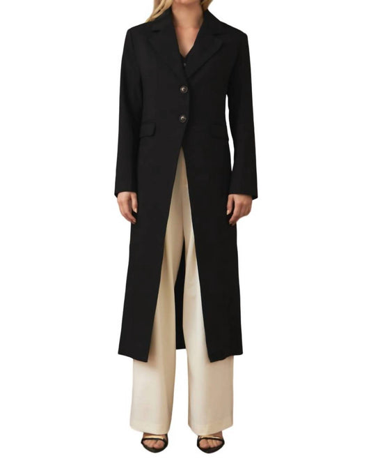 2.7 August Apparel - FRONT SLIT LONG JACKET