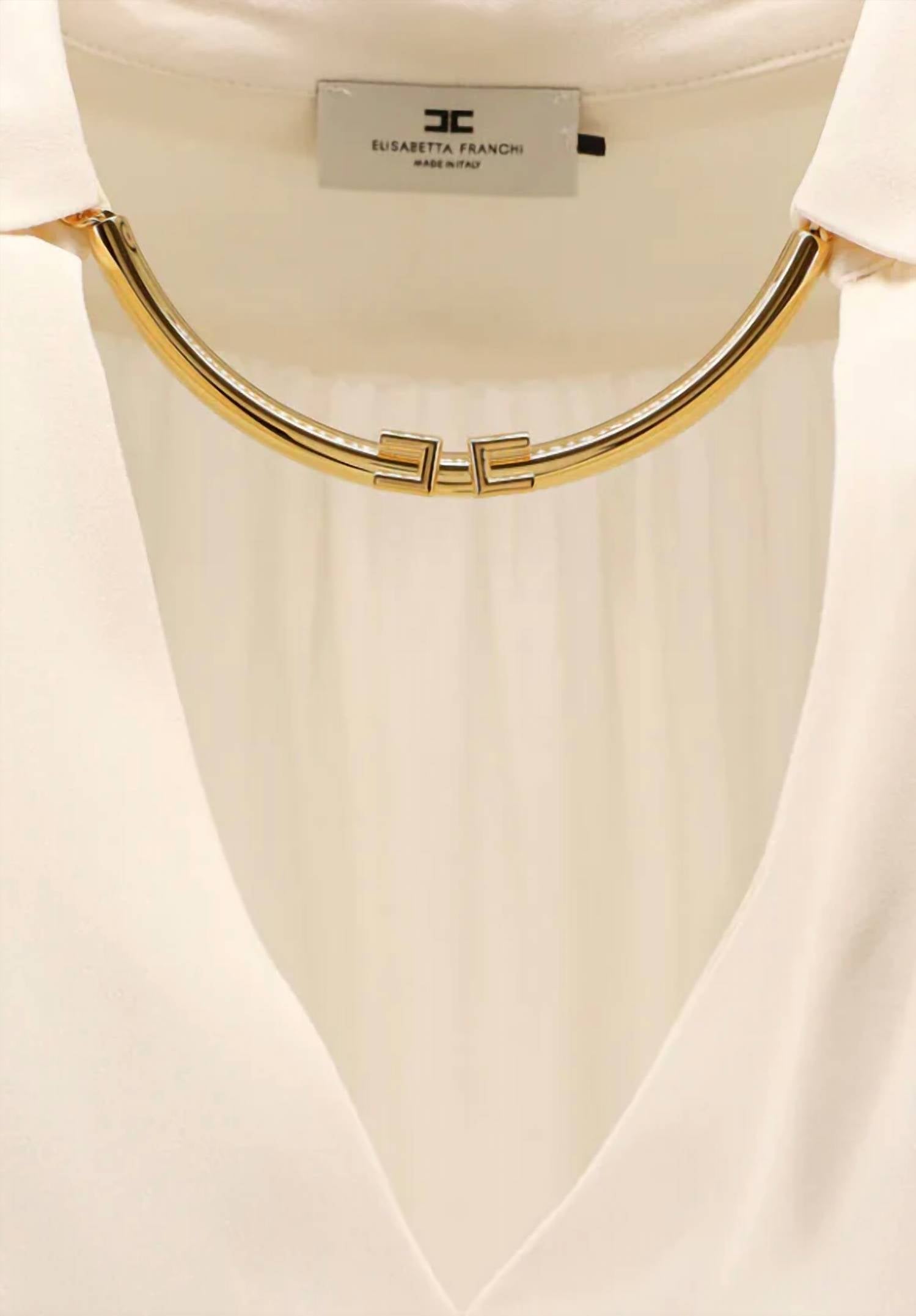 Elisabetta Franchi - V-neck Blouse