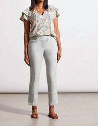 TRIBAL Flatten It Pull On Ankle Pants in smoke - women's pants