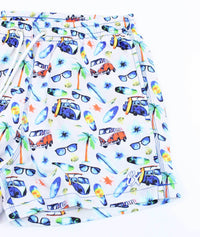 Eight X - Surf City Print Swim Trunks