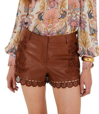 Farm Rio - Richelieu Leather Short