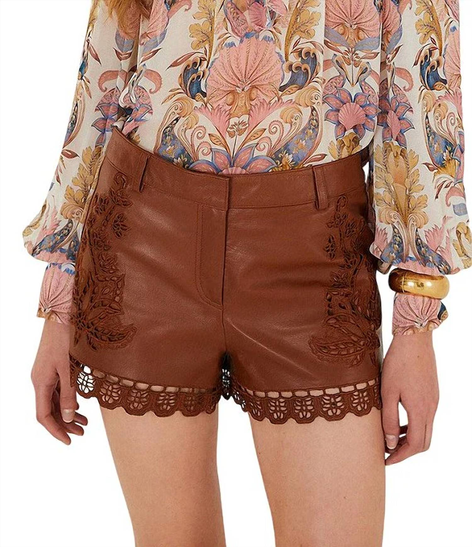 Farm Rio - Richelieu Leather Short