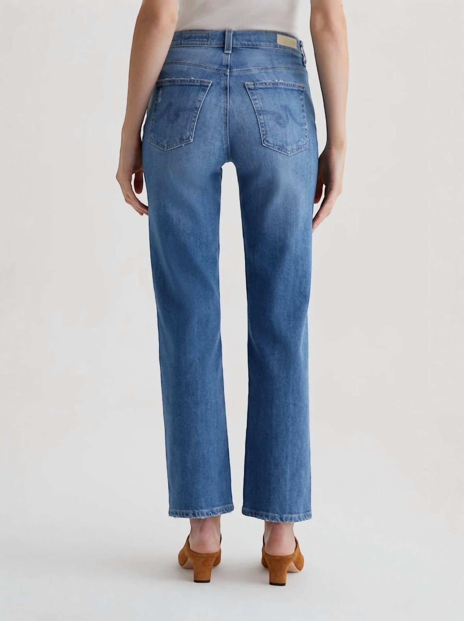 Ag Jeans - Brinley Mid Rise Straight Leg Jeans