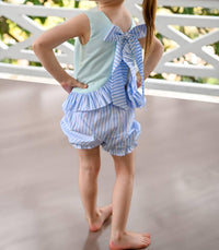 Mint Magnolia - Girl's Sutton Swing Stripe Set