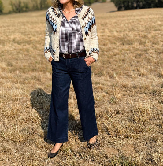 Oat New York - Denim Wide Leg Trouser