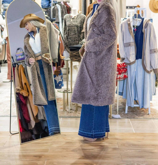 Yolly - Long Faux Fur Coat