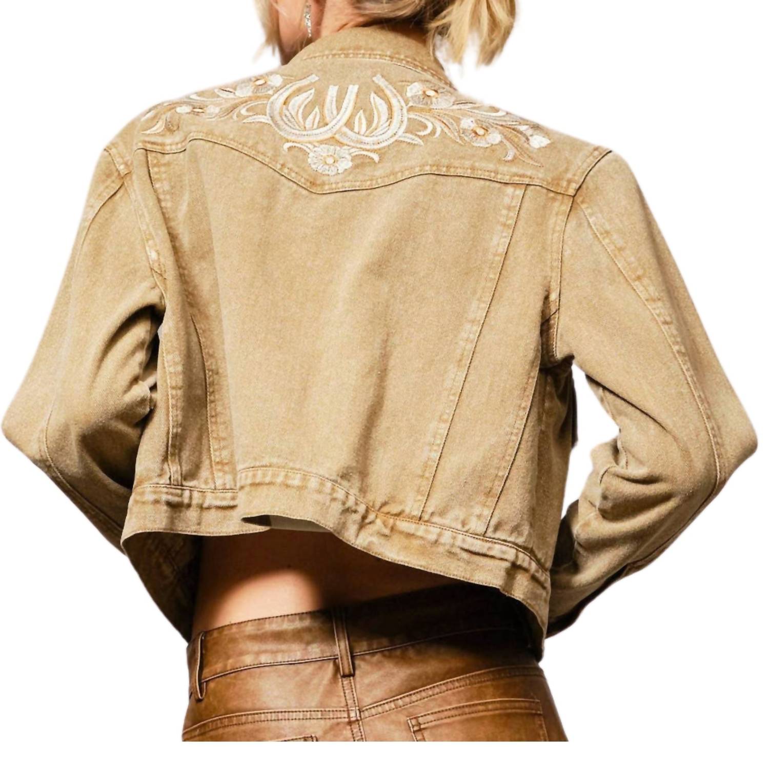 Blue B - Embroidered Denim Jacket