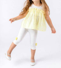 Doe A Dear - Floral Ruffle Blouse