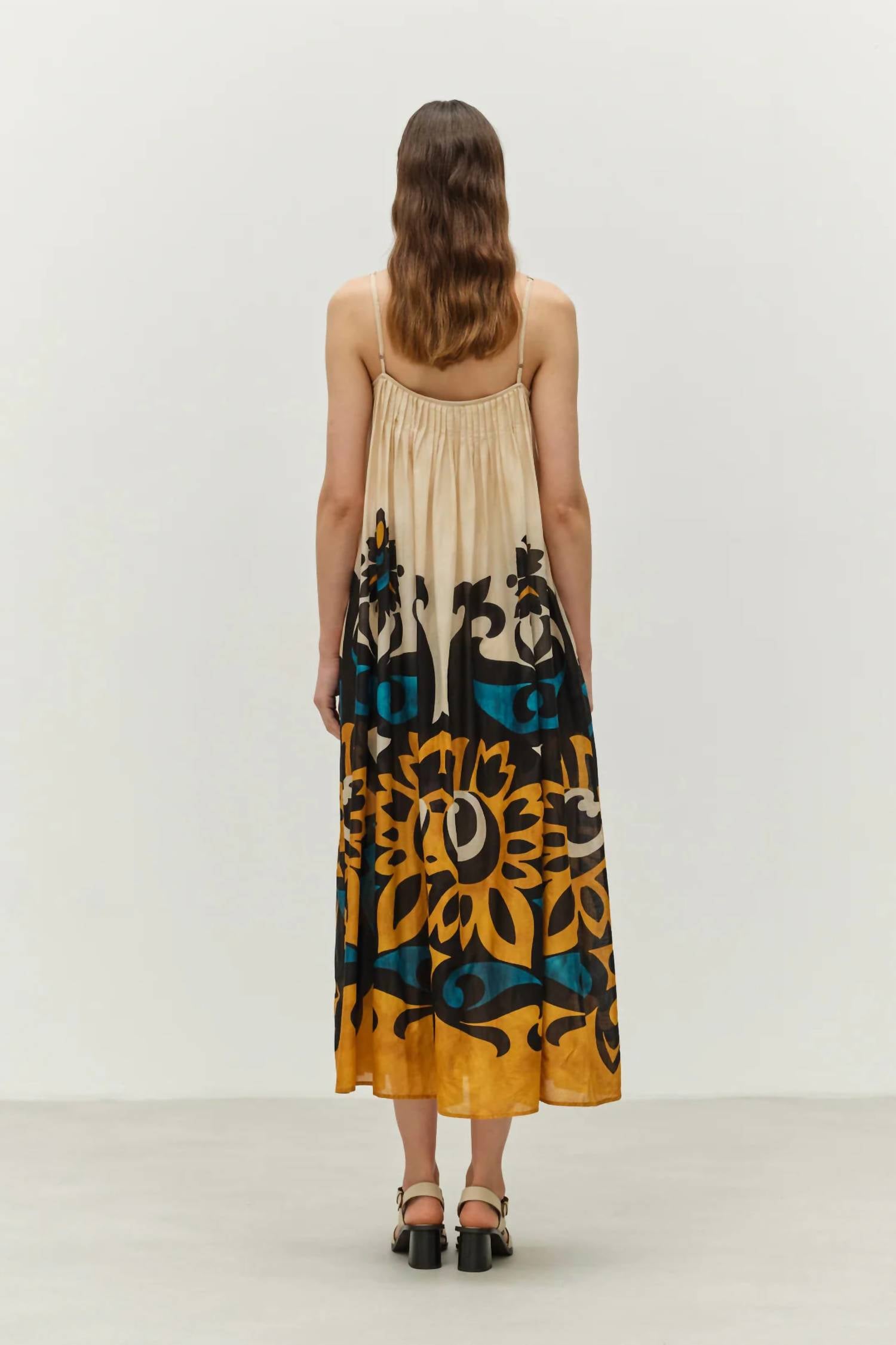 Devotion Twins - Whitney Spagetti Strap Maxi Cotton Dress