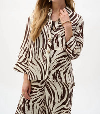 Joseph Ribkoff - ANIMAL PRINT A LINE BLOUSE