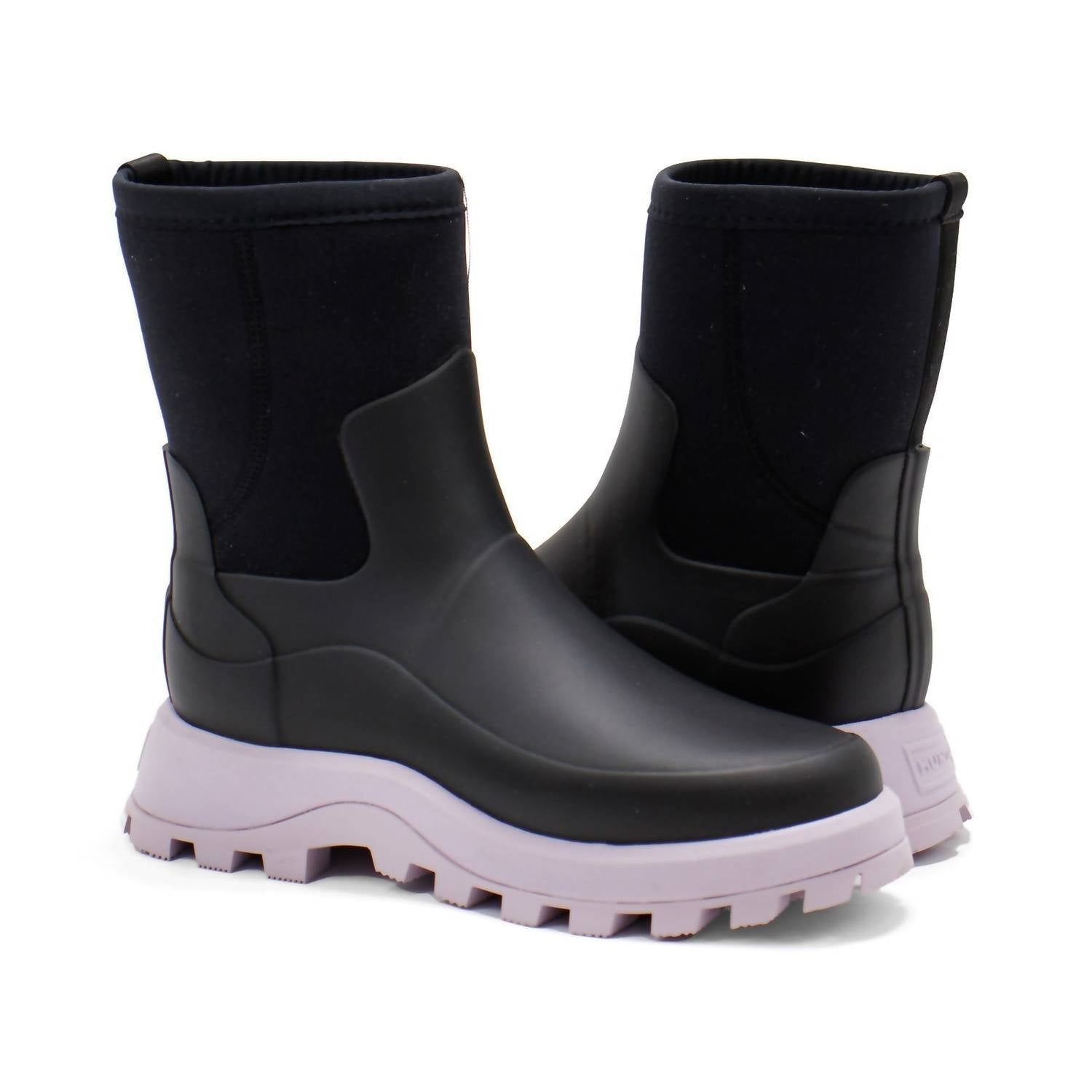 HUNTER Women's City Explorer Short Neoprene Boots in black 1 - women's shoe - view 4