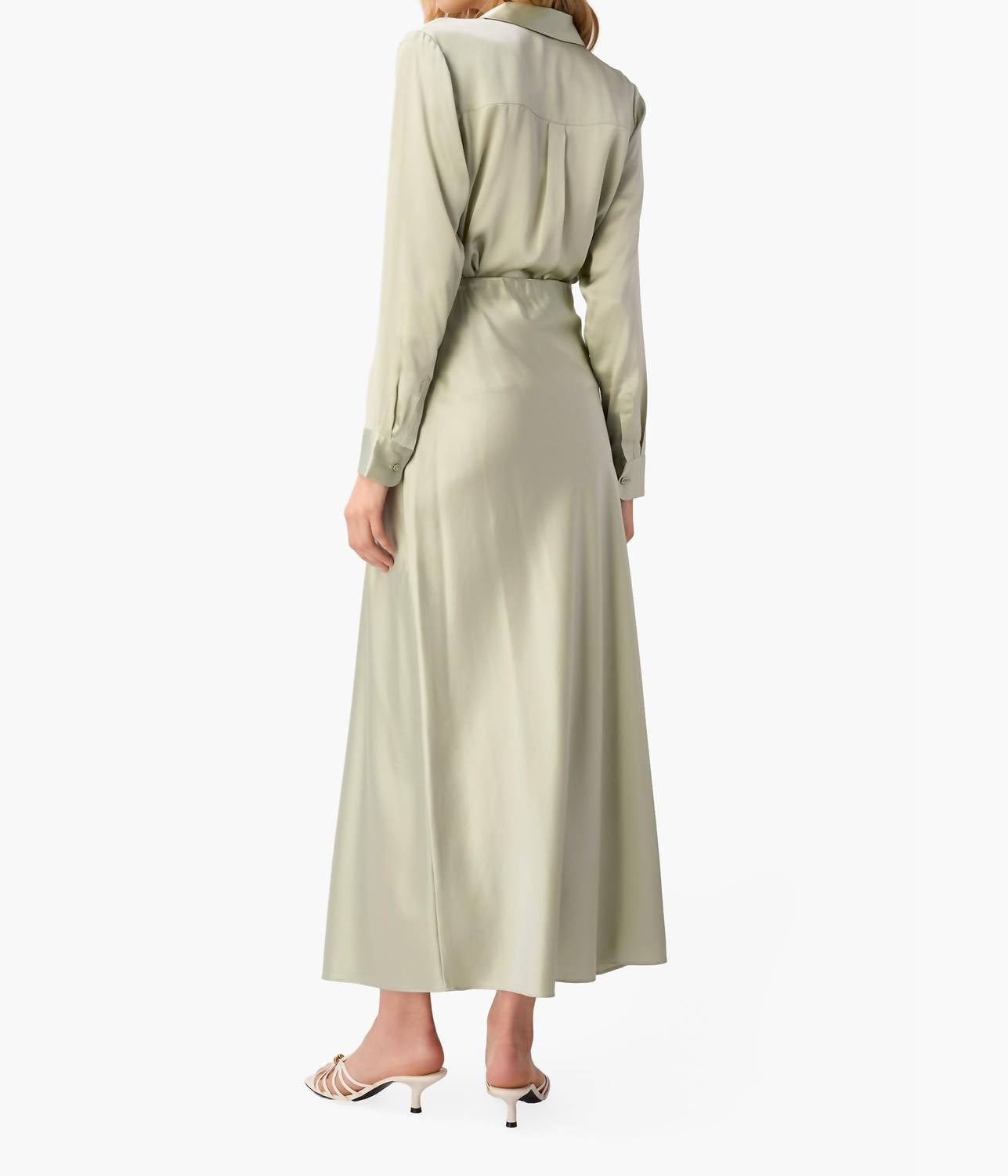 Cami NYC Aviva Maxi Skirt in sea glass - women's skirt - alternate view
