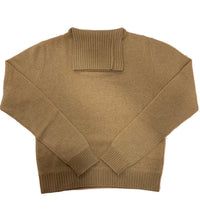 Jumper1234 Women's Lightweight Roll Collar Turtleneck Sweater in sandstone camel - women's sweater