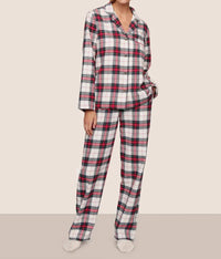 Eberjey - Flannel Long Pajama Set